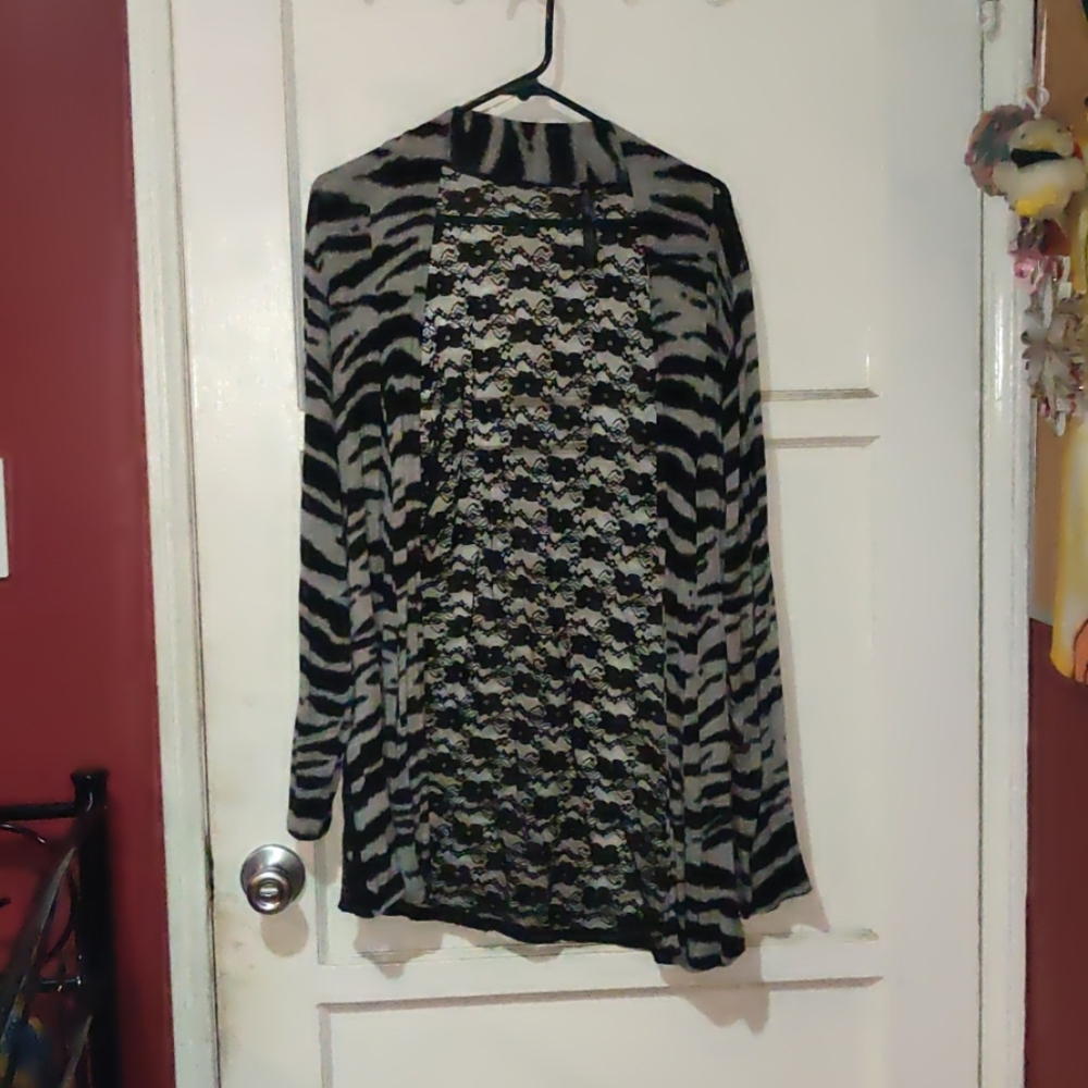 Zebra cardigan